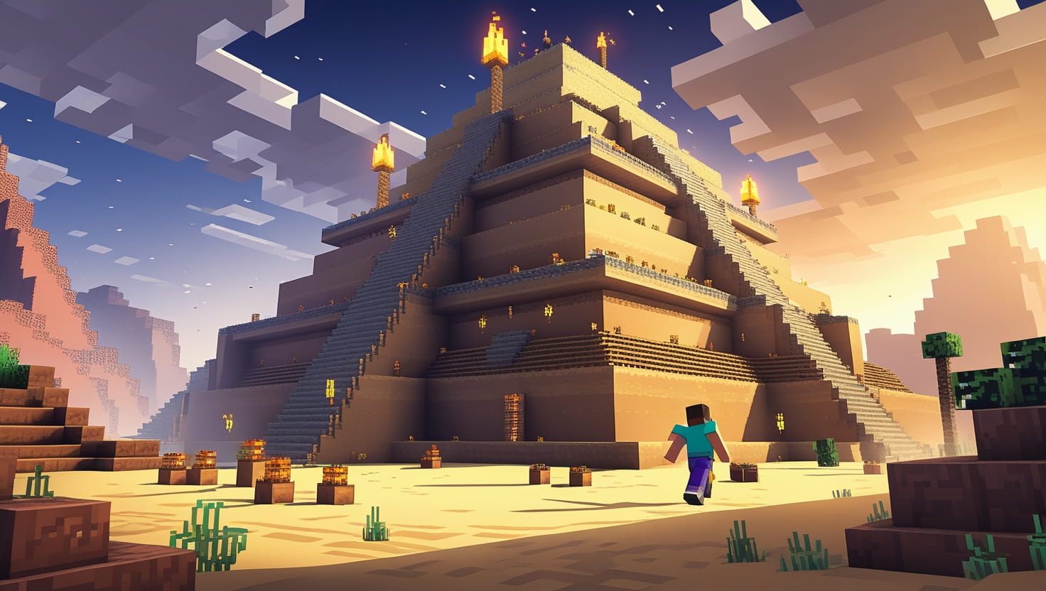 Curse of the Pyramid Map (1.21) – MCPE/Bedrock